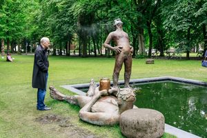 Nicole Eisenman, ‘Sketch for a Fountain’ (2017). Skulptur Projekte Münster (10 June–1 October 2017). Courtesy Ocula. Photo: Charles Roussel.